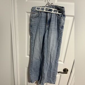 Garage Light Blue Flare & Wide Leg Jeans
